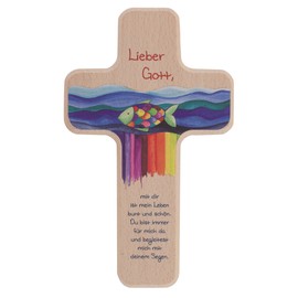 Butzon & Bercker Kinderkreuz Mein Leben ist bunt, 11 x 18 cm