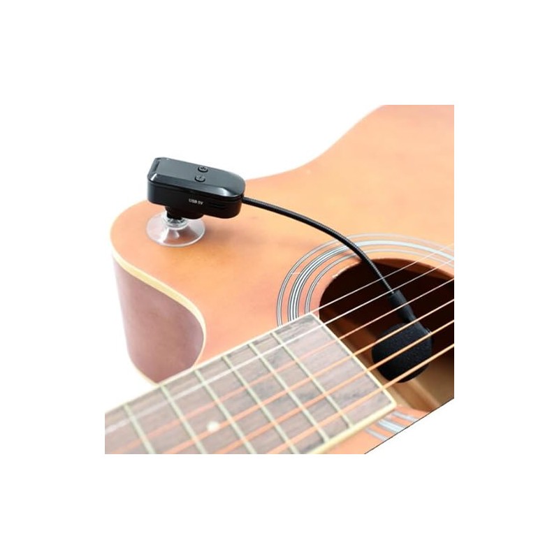 LICAEVEY Micrófono de Instrumento Inalámbrico, 2.4GHz de Guitarra Inalámbrica Violín