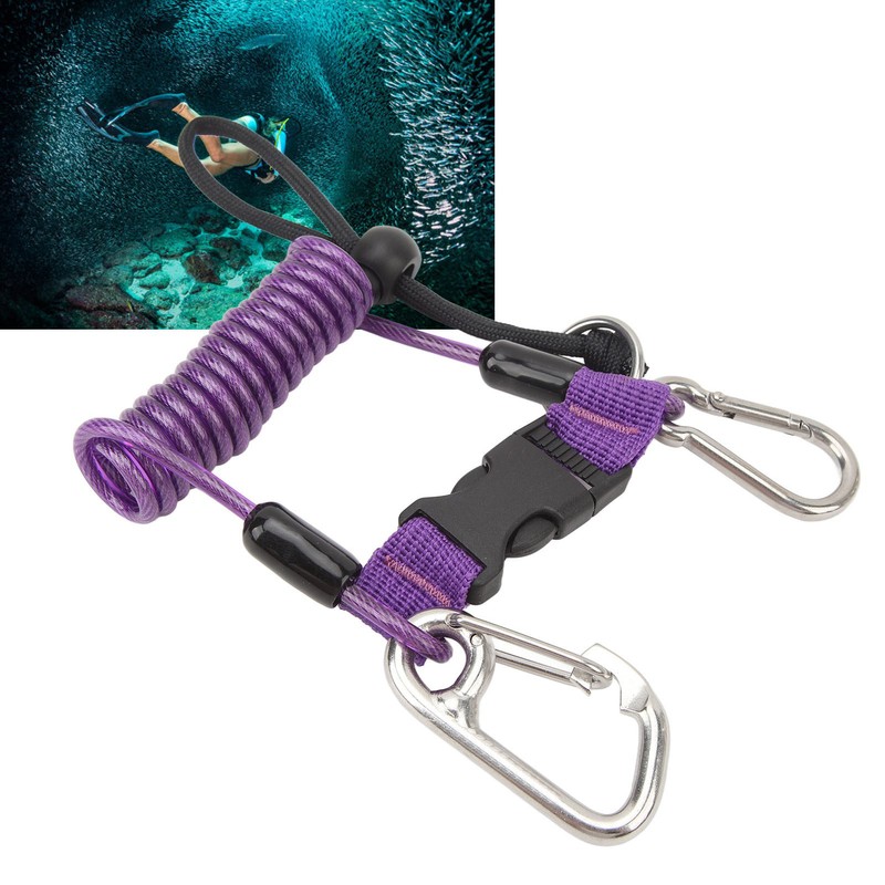 Diving Hook Rope Stainless Steel Flexible Anti Lost Diving Camera