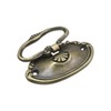 Pastlla 4 Pcs Antique Bronze Pulls Drop Swing Drawer Pulls