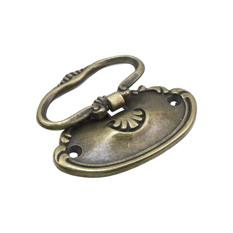 Pastlla 4 Pcs Antique Bronze Pulls Drop Swing Drawer Pulls
