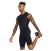 2XU Men's Light Speed Front Zip Trisuit Black/Gold S