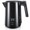 SSYFEI Electric Kettle, Double Wall Stainless Steel Cool Touch Water