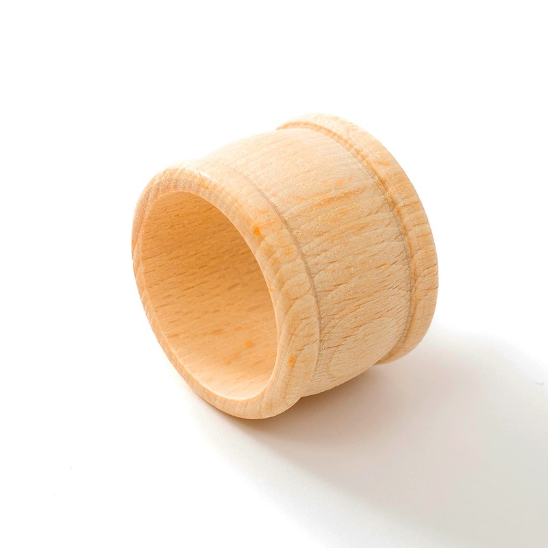 tuuli Kitchen Set of 6 Wooden Napkin Rings Table Decoration