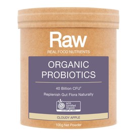 Amazonia Raw Organic Probiotics - Cloudy Apple, 100g