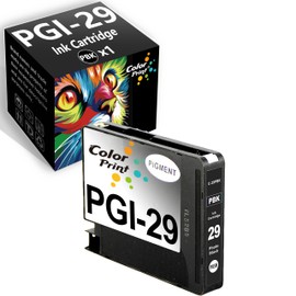 Color Print Remanufactured PGI 29 PGI29 Ink Tank Replacement for Canon PGI-29 Ink Cartridge PGI29PBK for Pro-1 Pro1 Laser Printer (1-Pack, Photo Black)