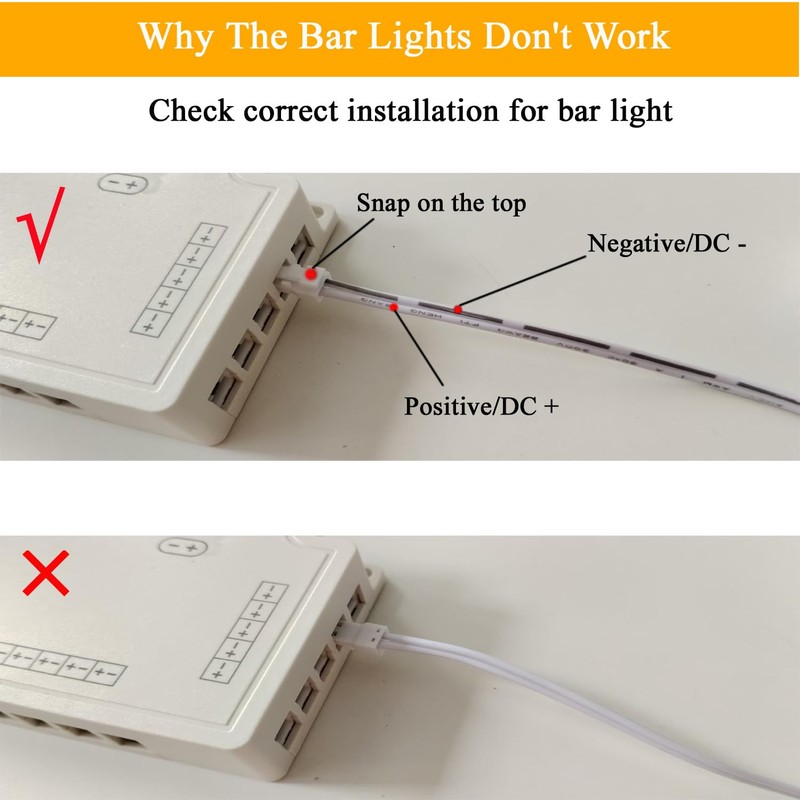 Black Wall Panels LED Lights,8PCS 3000K Self-Adhesive LED Light with