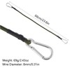 2 Pcs Bungee Cords, 60cm Heavy Duty Luggage Tie Downs