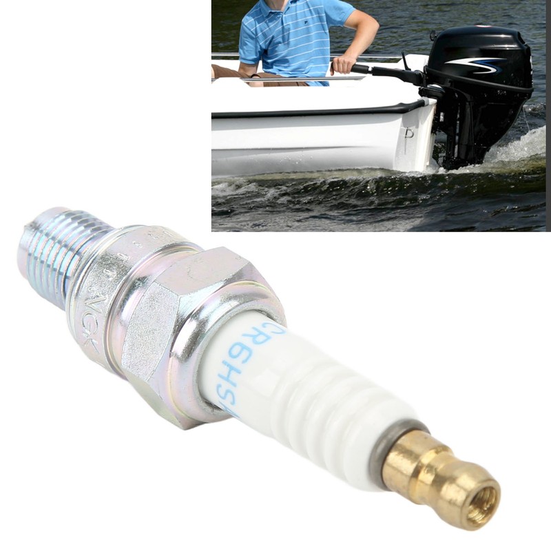 Outboard Engine Spark Plug Aluminium Alloy High Melting Point Boat