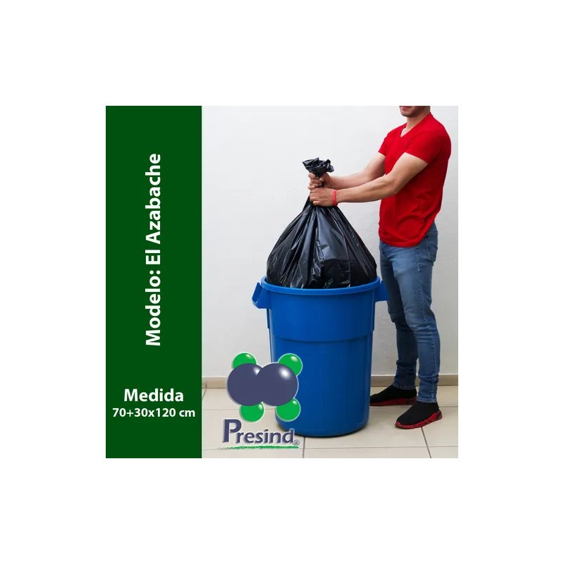 8 Bolsas Para Basura Jumbo El Azabache (1 Kg Aprox)