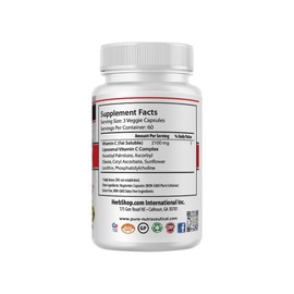 Doctor's Blend Herbshop International Liposomal Vitamin C Capsules, 2100mg, High Absorption, Fat Soluble, Sunflower Lecithin, 180 Capsules, 60-Day Supply, Premium Wellness Supplement