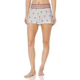 PJ Salvage Women's Loungewear Thermal Rosette Short, Ivory, M