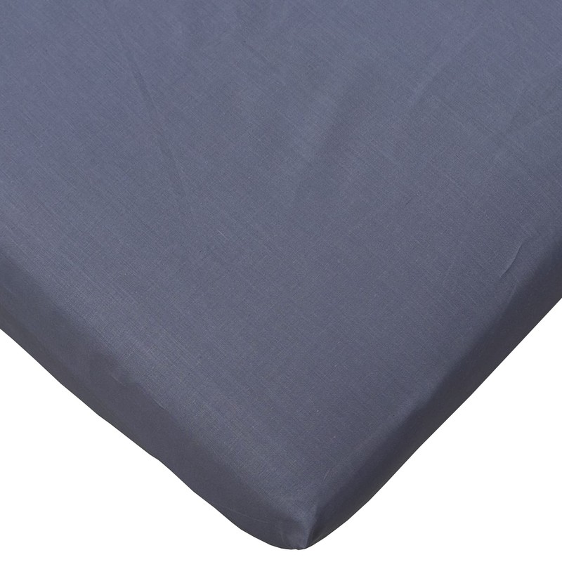 HOMELY IDEAS 200TC Egyptian Cotton Fitted Sheet 40CM/16 Inches Premiun