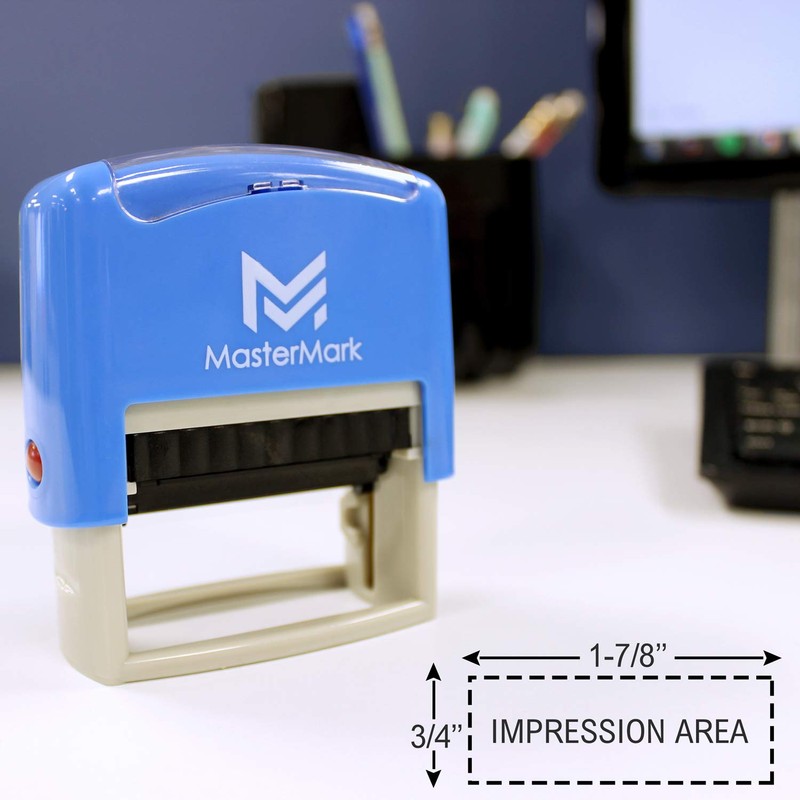 Custom Stamp - Self-Inking Stamp (4 Line Stamp)