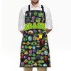 FUSTMW Brazil Apron with Pockets for Chef Kitchen Apron Gifts