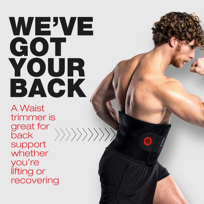 ActiveGear Waist Trimmer Belt for Stomach and Back Lumbar Support,