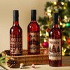 Maxcheck 12 Pcs 25 oz Christmas Plastic Wine Bottles Set