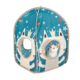 Kitty City Ocean Cat Play Furniture, Play House
