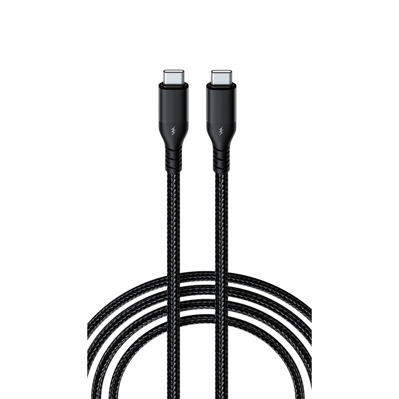 Life-Tech 60W USB-C to USB-C Nylon Braided Fast Data/Charger Cable