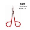 PROFESSIONAL Salon TWEEZERS with Easy Scissor Handle, The BEST PRECISION