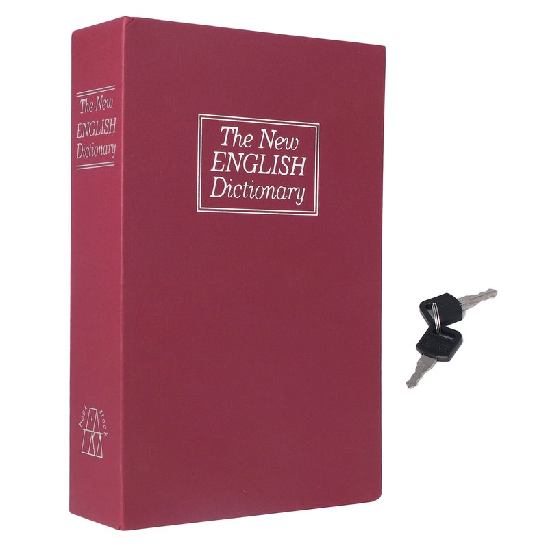Diversion Book Safe Imitation Books Realistic Stainless Steel Liner Portable