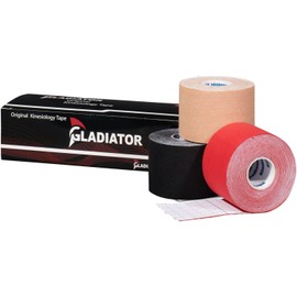 Gladiator Sports Sports Kinesiology Tape (3 rolls)