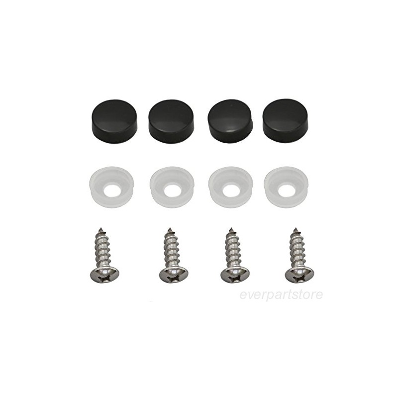 Stainless Steel License Plate Frame Self-Tapping Screws Fasteners ((4X) M6x20,