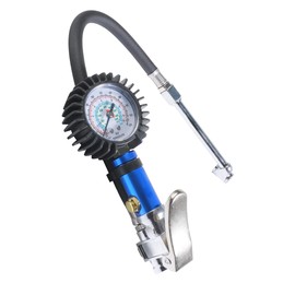 Flaconi Car Air Chuck with Pressure Gauge,Air Chuck with Gauge,Tire Inflator Gun with Gauge,Tire Pressure Gauge for Cars,Air Hose Tire Inflator with Gauge,Suitable for Cars,RVs,Motorcycles