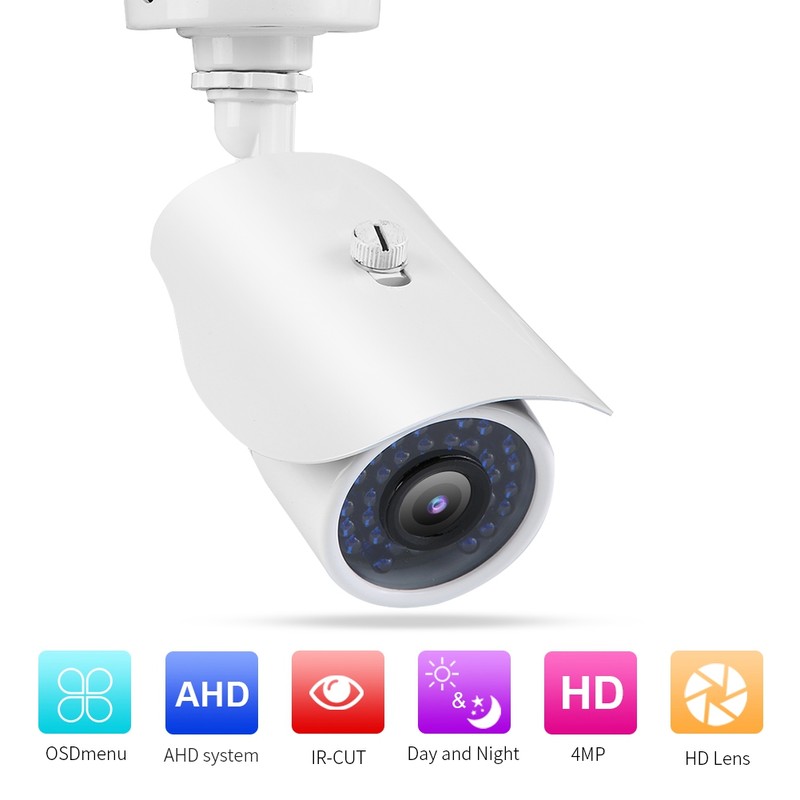 TVI/AHD/CVI/CVBS IP66 Outdoor PAL Analog Bullet Camera IR Night Vision