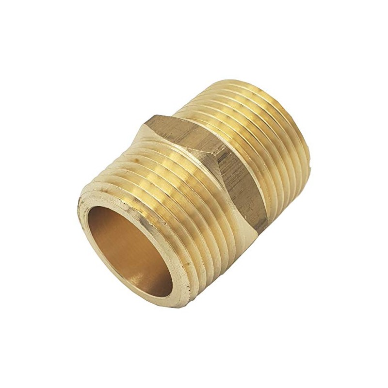 1/2" BSP x NPT Male Union Nipple Thread Joiner Adaptor