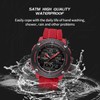 NAVIFORCE 5ATM Waterproof Sport Watches for Men Silicone Band Quartz
