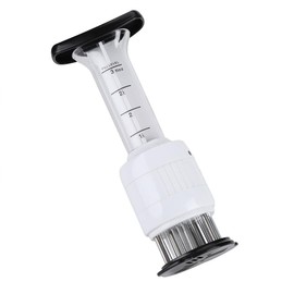 Meat Tenderizer Stainless Steel Needles 2 in 1 Meat Injector Spice Steak Kitchen Tools for Steak Chicken Fish Pork