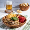 Olive Wood Snack Plate, Round Fruit Plate, Dry Fruit Plate,
