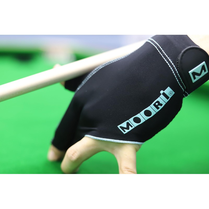 Moori Professional Billiards Glove (Black, X-Large, Open Finger Right)
