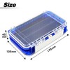 waku fimac Light Game Tackle Box Double-Sided Storage Waterproof Divider
