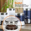 KADAX Glass Container, Container for Coffee, Leaf Tea, Coffee Containers,