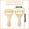 WELANE Wooden Massager Roller, 2 PCS Portable Massage Tools for