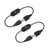 GINTOOYUN LED Touch Inline Dimmer Switch 5V 3A USB Male