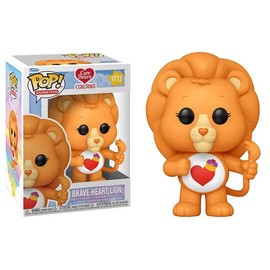 Funko Brave Heart Lion + Pop Protector: Care Bears Cousins Retro Pop! TV Animation Vinyl Figure (Collector Gift Set Bundled with ToyBop Brand Box Protector Case)