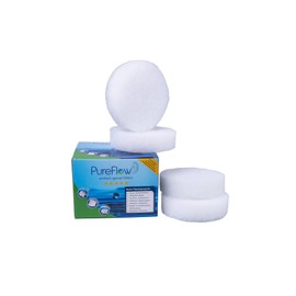 PureFlow 4 Skimmer Filters No.18 - Effective Pre-Filter for Pools - Removes 99.9% Insects & Dirt - Protects Main Filter from Contamination - Chlorine-Free Disinfection - For Baskets with 17 cm Base