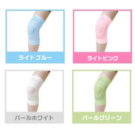 Kowa Bantelin Supporter, High Ventilation Type, For Knees, Regular Size, Light Blue, Left and Right Use, 1 Piece x 3 Piece Set