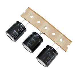 Elko Capacitor 5x Radial 5300µF 25V Electrolytic Capacitor up to 105°C 5300uF Electrolytic Capacitor from Elna