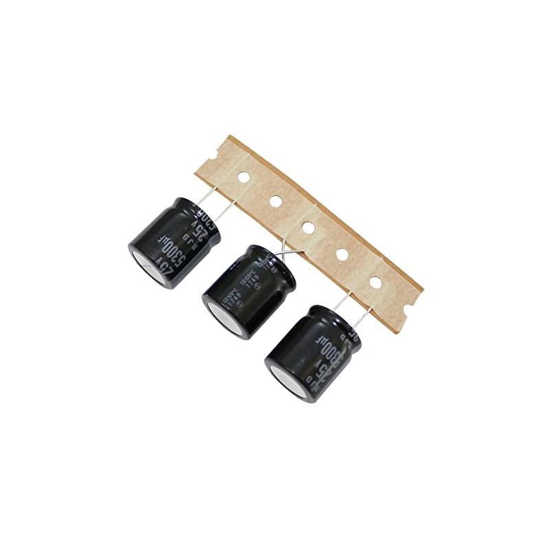 Elko Capacitor 5x Radial 5300µF 25V Electrolytic Capacitor up to