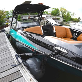 SWELL Wakesurf - Original Bumper Ball - Inflatable Raft Tie-Up Boat Fender Buoy (White)