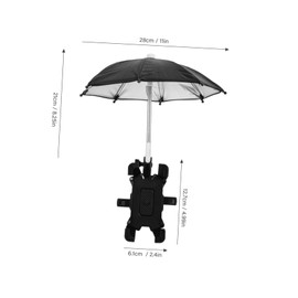 jojofuny Bike Accessories Bike Phone Bracket Umbrella Motorbike Phone Rack Easy Access Bicycle for Cycling