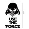 Sticker for Toilet Lid Inside - Use The Force -