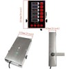 NJTFHU Commercial Kitchen 6-Channel Timer Digital Cooking Timer Reminder with
