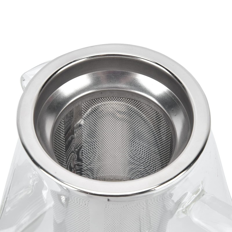 Glass Teapot with Removable Infuser, Stovetop Safe Glass Tea Pot