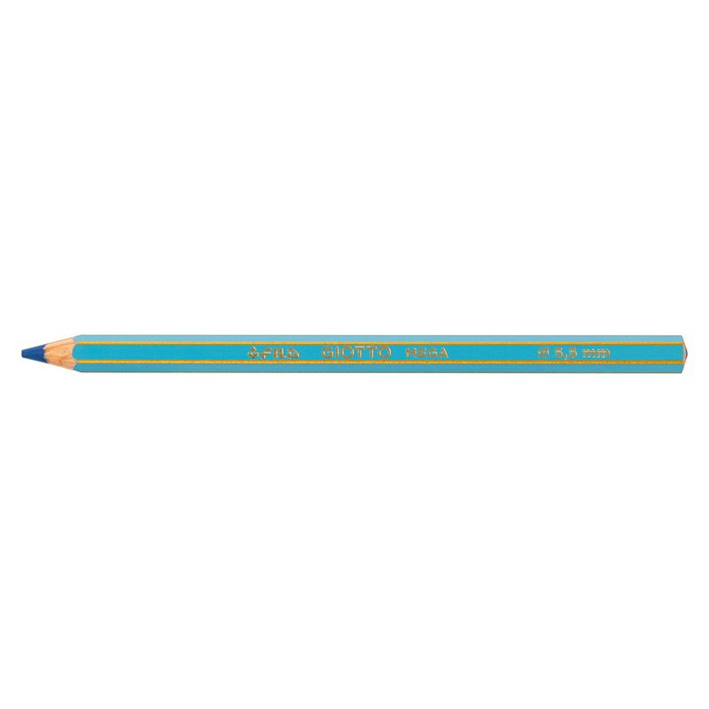 Giotto Mega Fluo F225700 Hexagonale Farbstifte in Neonfarben, mit 5,5
