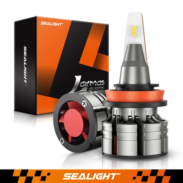 SEALIGHT H11 LED Headlight Bulbs Conversion Kit Low Beam 6000K